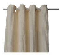 Atmosphera - Rideau Arum - velours côtelé flanelle - 140 x 260 cm - Ivoire