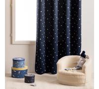 Atmosphera - Rideau Enfant occultant Espace 135x260cm Bleu foncé