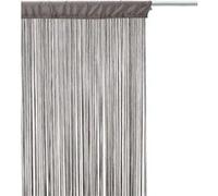 - Rideau fils - 90 x 200 cm - Gris