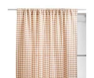 Atmosphera - Rideau Groove 260x140cm Vichy Beige Lin