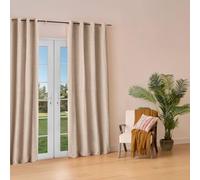 Rideau isolant Kys beige lin 140x260cm - Atmosphera createur d'interieur
