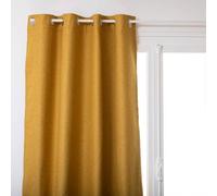 Atmosphera - Rideau Isolant occultant - Jaune Ocre - 140x260 cm