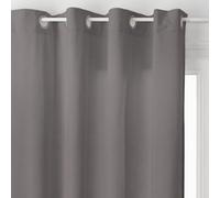Atmosphera Créateur d'intérieur - Rideau Tamisant "Lilou" 140x260cm Gris Foncé Gris G
