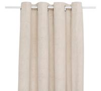 Atmosphera - Rideau occultant Effet Velours fujo Lin 135x260cm