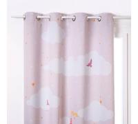 Atmosphera - Rideau occultant Enfant château 135x260cm Rose Clair