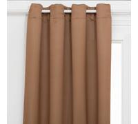 Rideau occultant ""Odelie"" cannelle 140x260cm - Atmosphera createur d'interieur