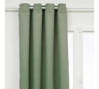 Atmosphera Rideau occultant Odelie vert céladon 140x260 cm