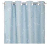 Atmosphera - Rideau occultant phosphorescent enfant Dinosaure - 140 x 250 cm - Bleu Bleu G