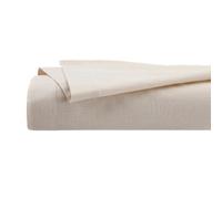 Atmosphera Drap plat en coton beige lin - 180 x 290 cm