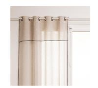 Atmosphera Rideaux en maille, vert, flocons, 140 x 240 cm