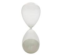Atmosphera - Sablier Mani L16xp16xH45cm - Blanc