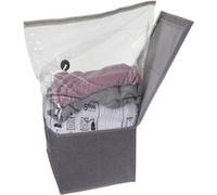 Atmosphera - Sac compresseur avec coffre de rangement - 40 x H. 25 cm -Gris Gris