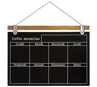 Atmosphera - Semainier Ardoise 69x50 cm