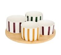 Atmosphera - Service apéritif cherie cherry 4 pièce(s) d25xh7,5cm