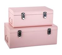 Atmosphera - Set de 2 cantines Enfant - Rose - métal
