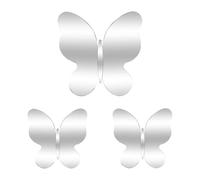 Atmosphera - Set de 3 Miroirs Ajol 21x21cm - Papillon