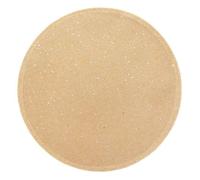 Set de table de Noël rond en jute - Diam. 38 cm - Or