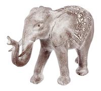 Atmosphera Créateur d'intérieur - Statuette Déco "Éléphant Résine" 46cm Gris Gris, Gris G