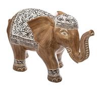 Atmosphera - Statue éléphant Leo - résine H24 cm