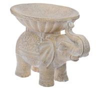 Atmosphera - Statue éléphant Niki - Blanc H30 cm