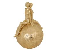 Statue famille Hapi H.22,5cm résine doré - Atmosphera createur d'interieur