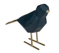 Atmosphera - Statue Origami Oiseau - résine - H16 cm - Bleu