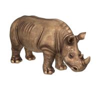 Atmosphera - Statue Rhinoceros - doré H45 cm