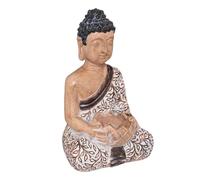 Atmosphera - Statuette Bouddha Assis - résine H22-5 cm