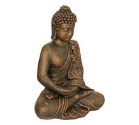 Atmosphera - Statuette Bouddha en Fibre de Verre H53cm Bronze
