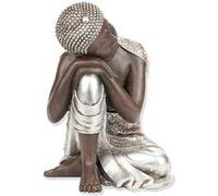 Atmosphera - Statuette Bouddha - H. 35 cm Gris G