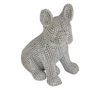 Atmosphera - Statuette Chien Eden 8,5x6,1cm - Argenté