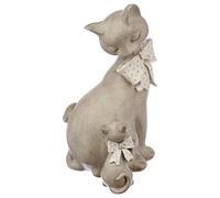Atmosphera - Statuette Couple Chats - résine - H26 cm - Modèle 1