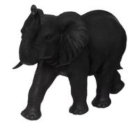 Statuette Déco "Éléphant Résine" 70cm Gris Foncé