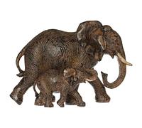 Atmosphera - Statuette Éléphant - résine - H15-5 cm - Marron