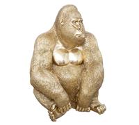 Atmosphera - Statuette Gorille - résine - doré - H61 cm