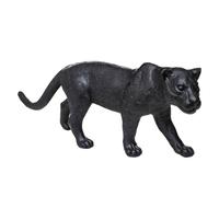 Atmosphera - Statuette léopard - résine - Noir - H28 cm