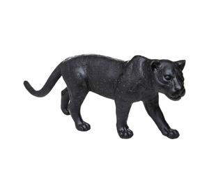 Atmosphera - Statuette léopard - résine - Noir - H28 cm