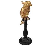 Atmosphera - Perroquet Décoratif En Résine Or H 33 Cm Peacock Doré