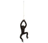 Atmosphera - Statuette Singe Suspendu Safari - résine - Blanc - H39-5 cm - Modèle 1