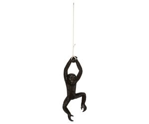 Atmosphera - Statuette Singe Suspendu Safari - résine - Blanc - H39-5 cm - Modèle 1