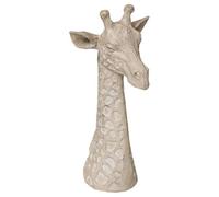Atmosphera - Statuette Tête de Girafe - H32 cm - Beige
