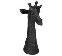 Atmosphera - Statuette Tête de Girafe - H32 cm - Noir