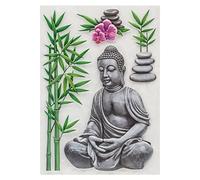 Atmosphera - Sticker Bouddha - 30x40 cm - Modèle 3
