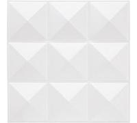 Atmosphera - Lot de 6 Stickers - carrelage - Blanc - 30x30 cm