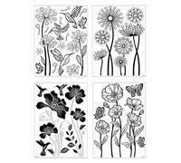 Atmosphera - Sticker Fleur - 29x41 cm - Modèle 2