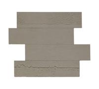 Atmosphera - Stickers muraux Effet travertin Cary Gris Graphite 30x38cm