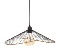 Suspension ""Alara"" métal noir D45cm - Atmosphera createur d'interieur - Noir