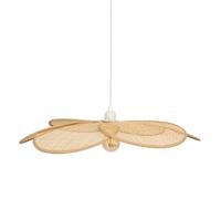 Atmosphera - Suspension en bois et acier PETALES - Diam 62 cm - Beige