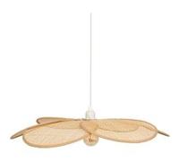 Atmosphera - Suspension en bois et acier PETALES - Diam 62 cm - Beige - PETALES G