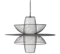 Atmosphera - Suspension filaire "Aisai" noire - métal D77 cm